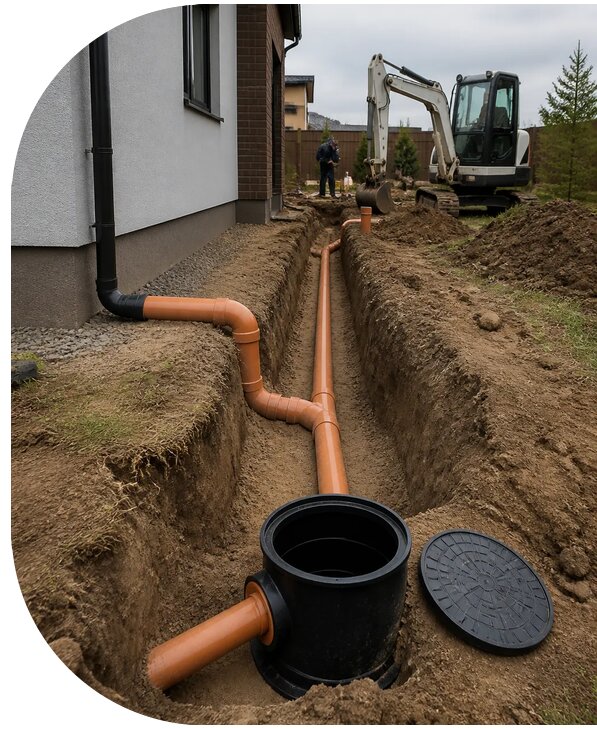 Монтаж наружной канализации в Ейске от 2577 р. | АПаруса-Еск